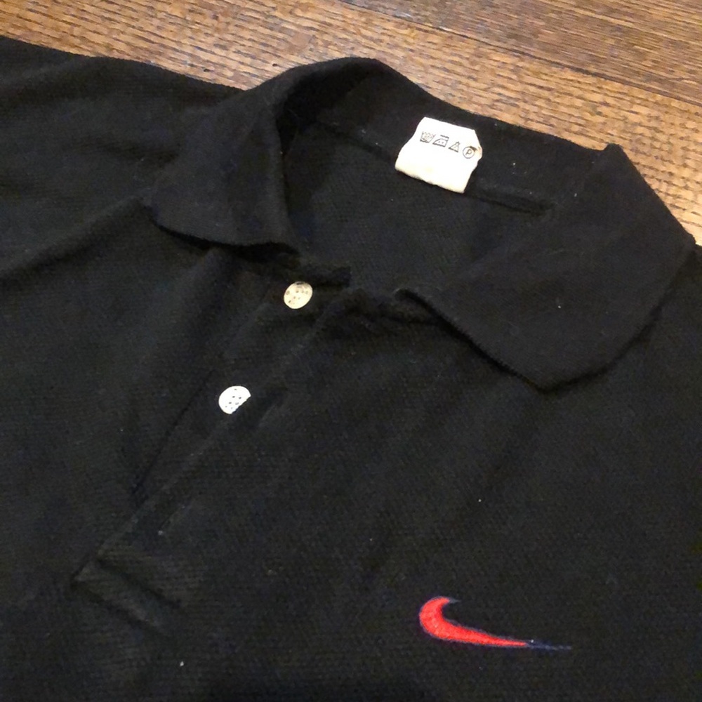 Nike black textured polo - Picture 4 of 4